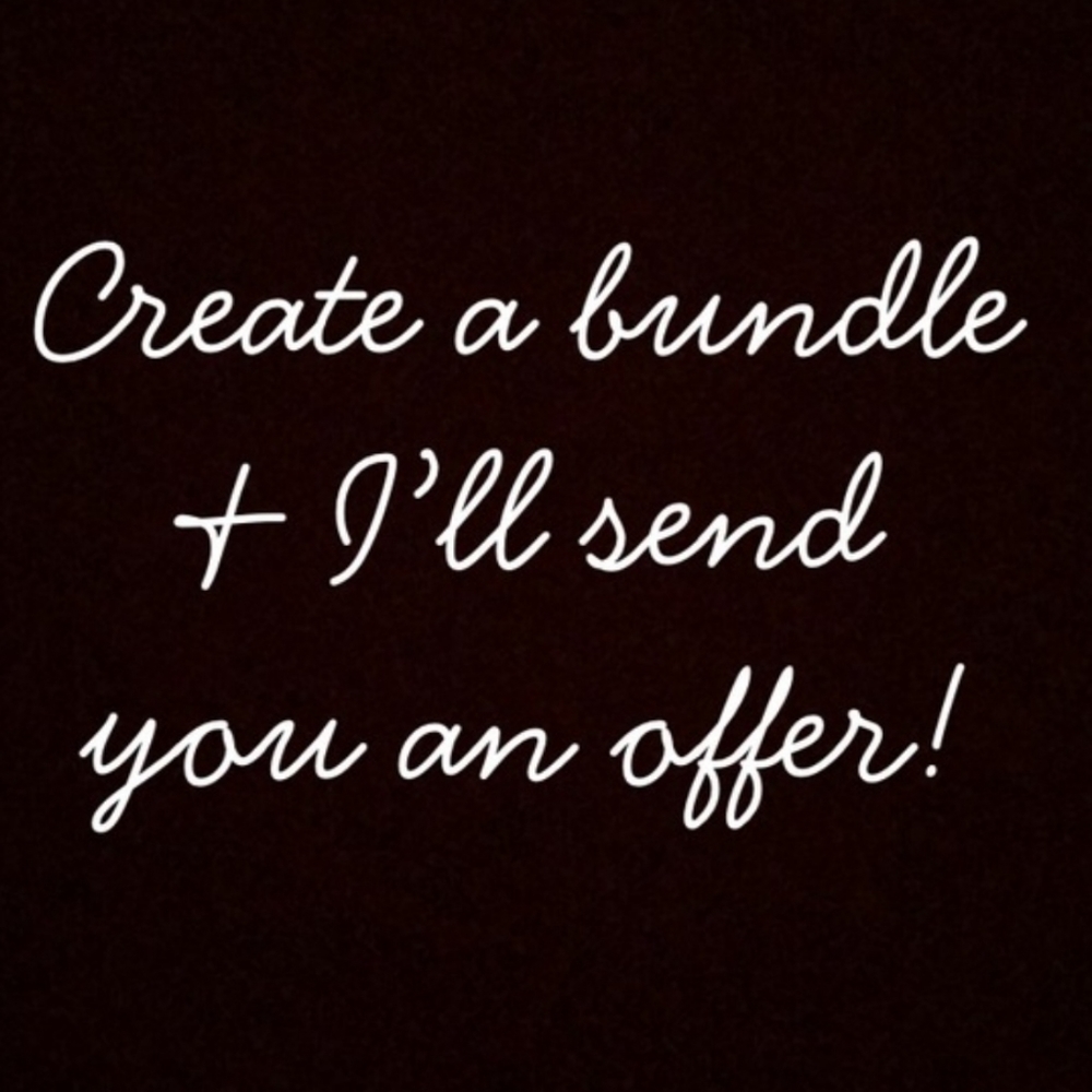 Create a bundle & I’ll send an offer!